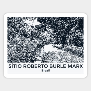 Sítio Roberto Burle Marx - Brazil Magnet